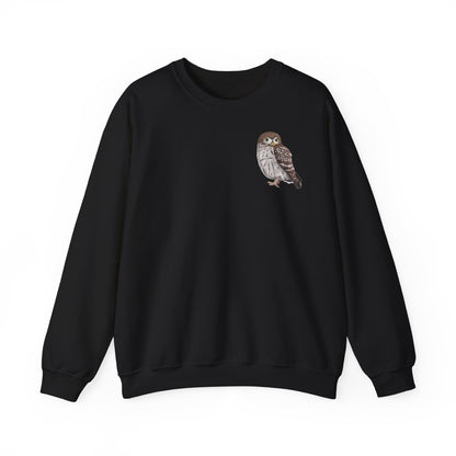 Steinkauz Eule Vogel Sweatshirt für Naturfreunde und Vogelbeobachter