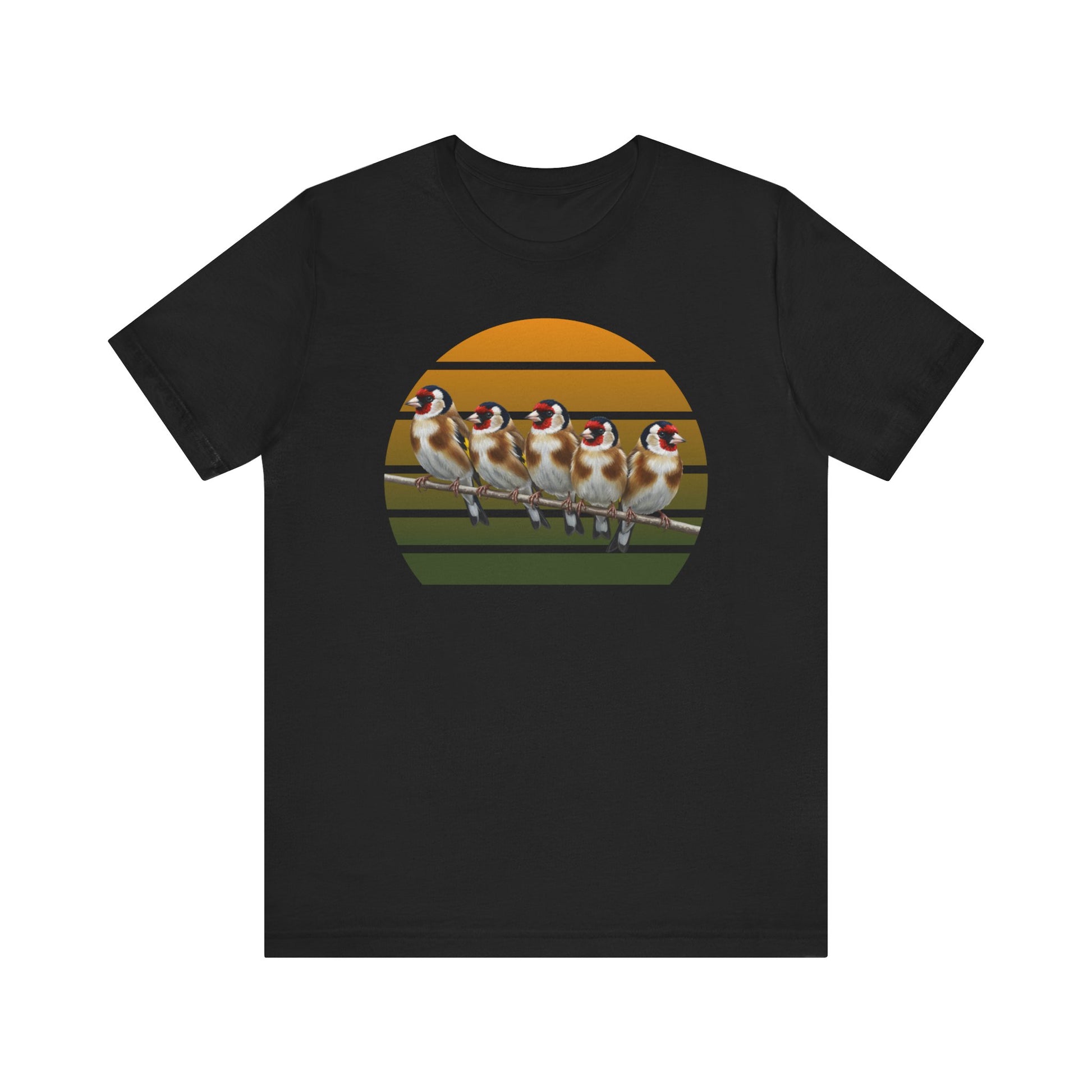 Stieglitz Premuim T-Shirt | Geschenk für Vogelbeobachter | jz.birds