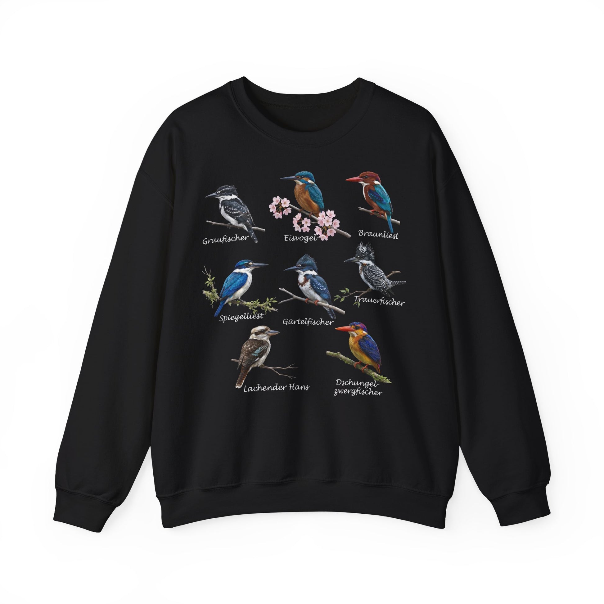 Sweatshirt mit Eisvögeln & Liesten: Lachender Hans & Co. | Vogelkunde