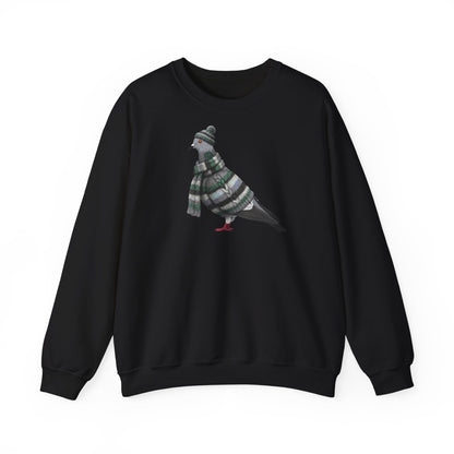 Taube in Strick Weihnachts-Sweatshirt | Unisex Vogel Sweater für Vogelfreunde & Vogelbeobachter