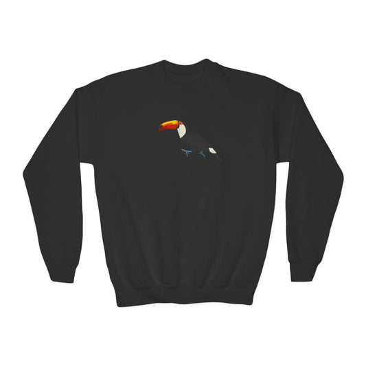 Toucan Bird Birdwatching Youth Crewneck Sweatshirt