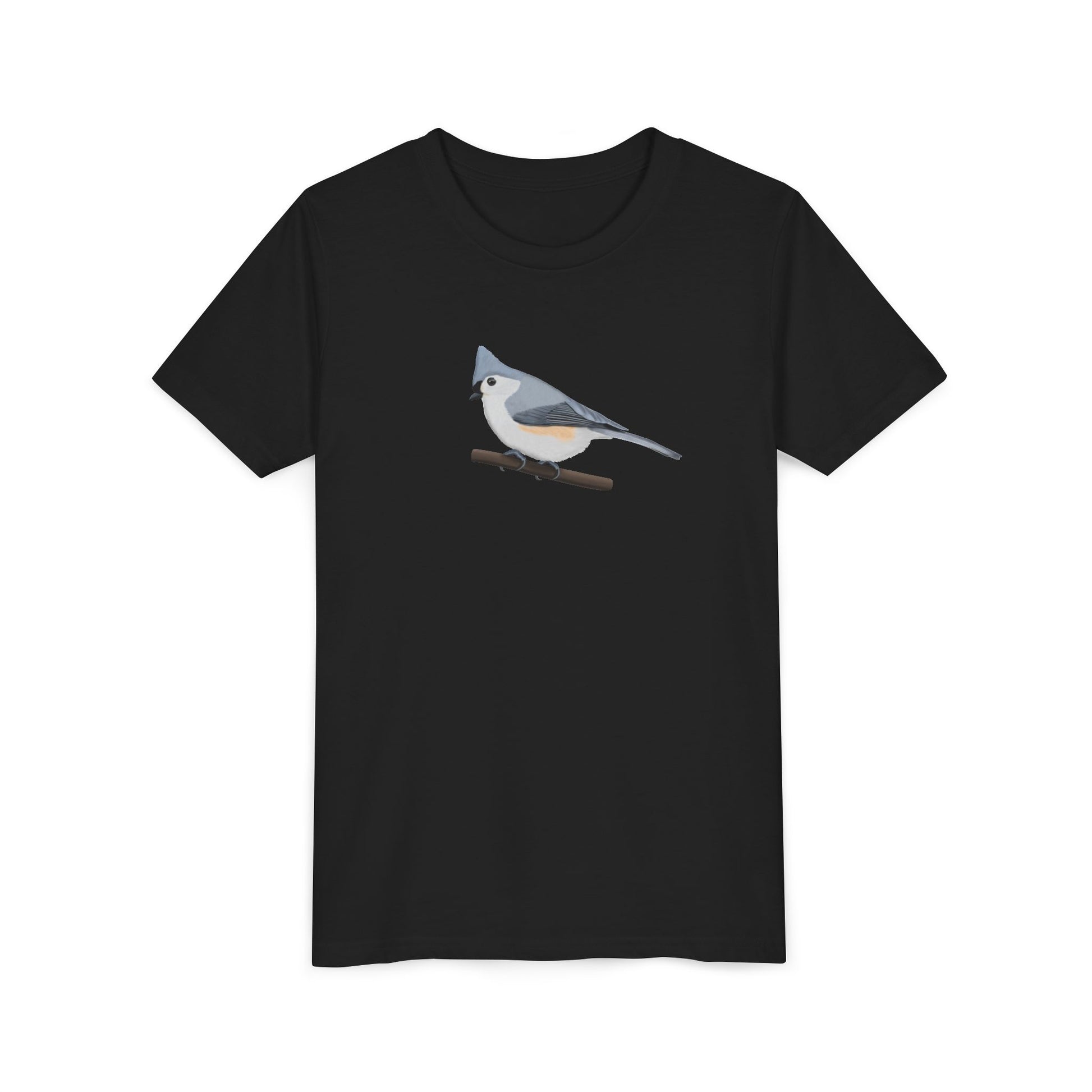 Tufted Titmouse Birding & Birdwatching Bird Youth T-Shirt