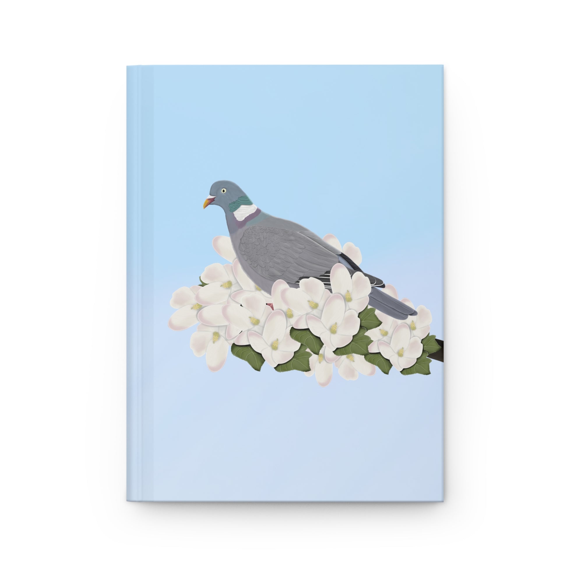 Wood Pigeon Bird Hardcover Journal 150 Pages