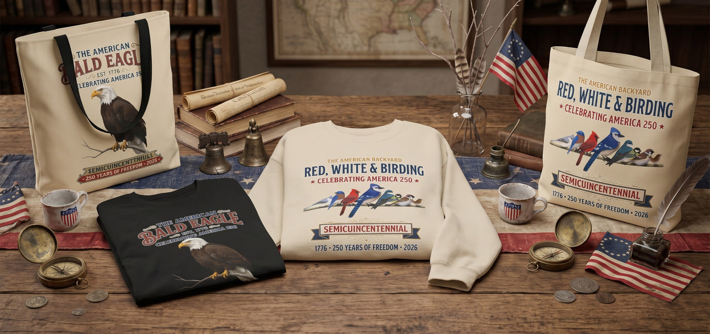 US 250th Anniversary: The Vintage Patriotic Birding Collection