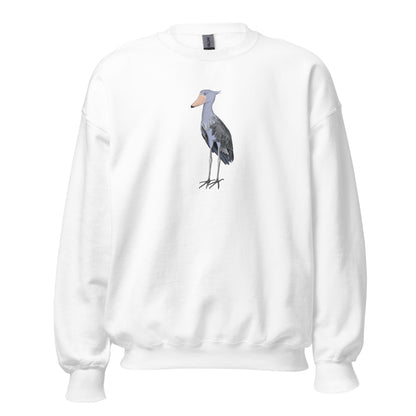 ハシビロコウ スウェット - 野鳥 バードウォッチング 愛鳥家 - ドイツデザイン