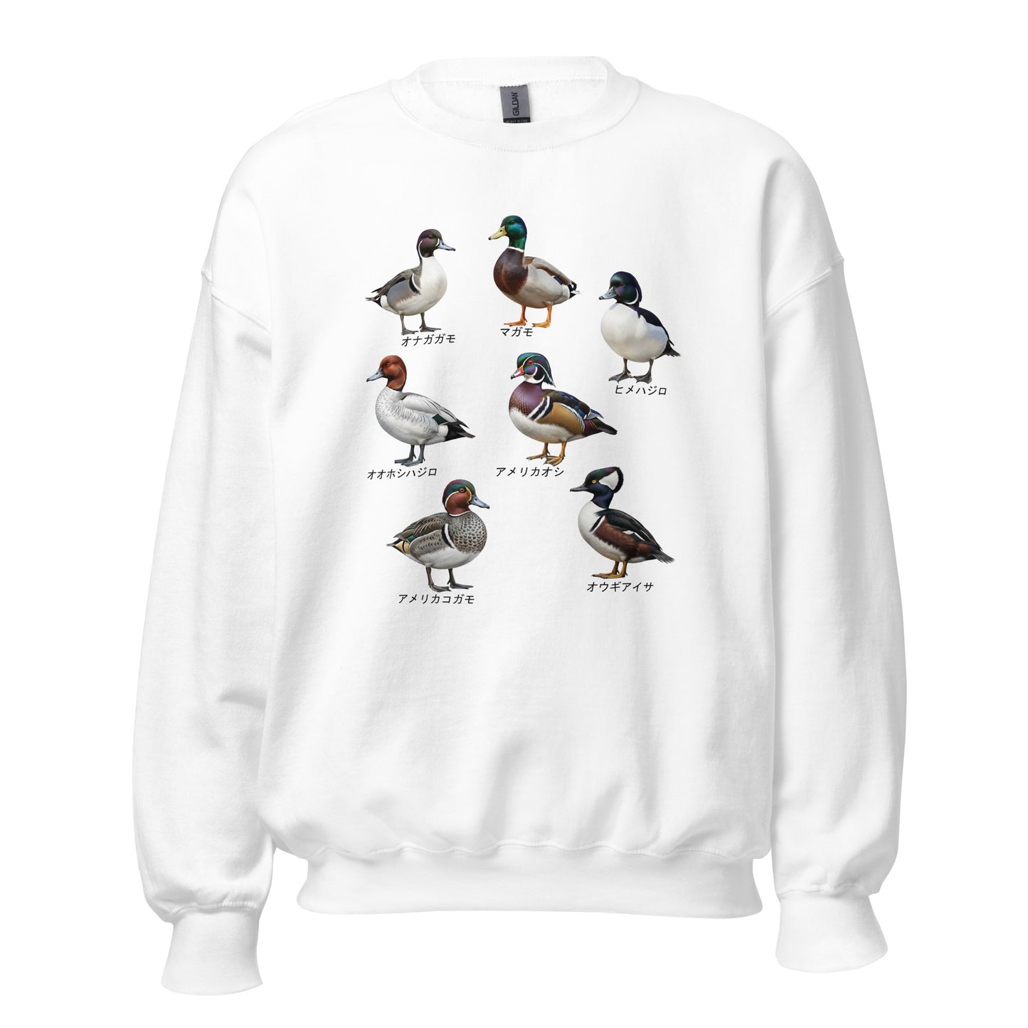 マガモ アメリカオシ ヒメハジロ トレーナー - 野鳥 バードウォッチング 愛鳥家 - ドイツデザイン