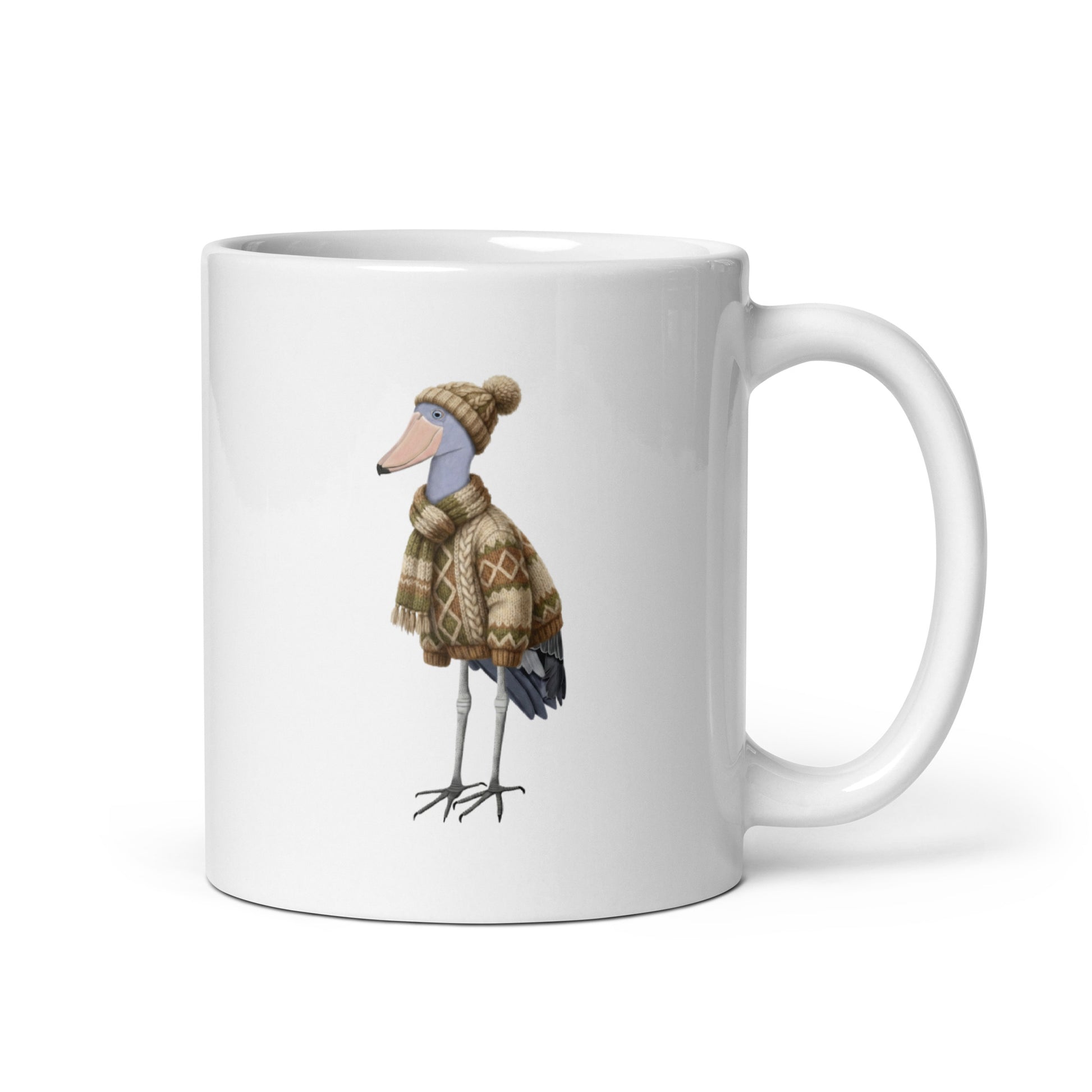 ハシビロコウ マグカップ - 野鳥 バードウォッチング ギフト もふもふ - ドイツデザイン