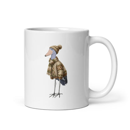 ハシビロコウ マグカップ - 野鳥 バードウォッチング ギフト もふもふ - ドイツデザイン