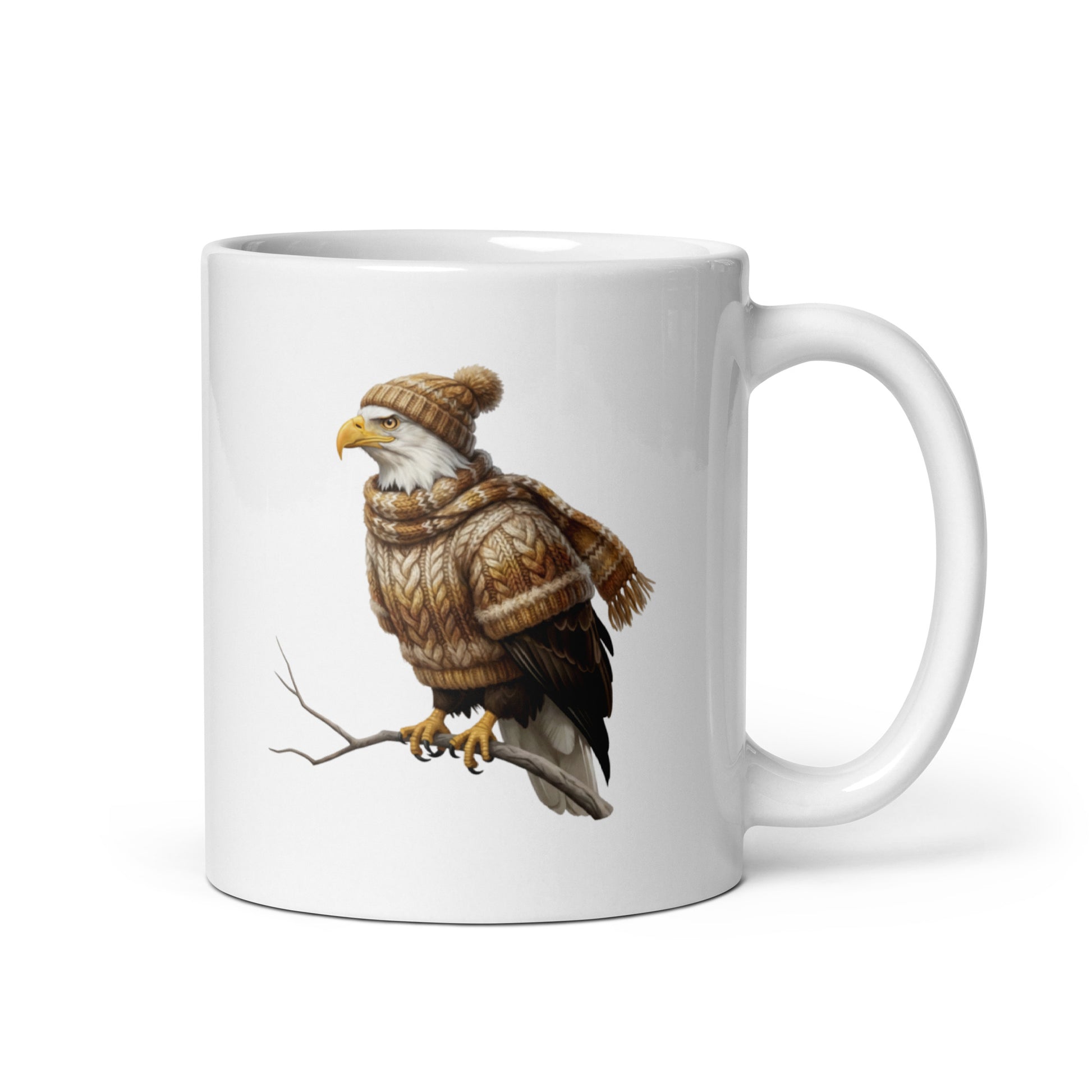 ハクトウワシ マグカップ - 野鳥 バードウォッチング ギフト もふもふ - ドイツデザイン