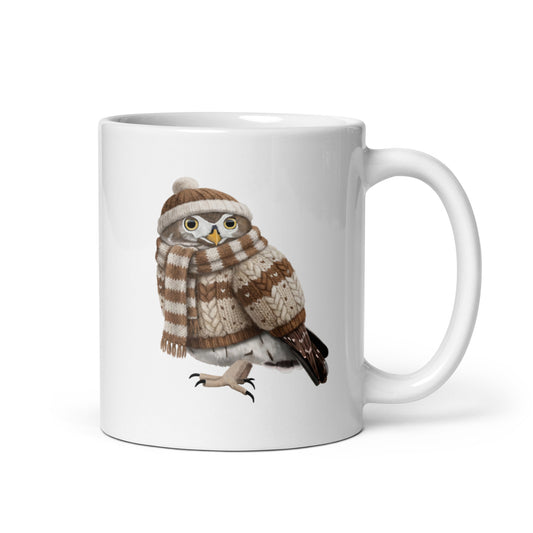 コキンメフクロウ マグカップ - 野鳥 バードウォッチング ギフト もふもふ - ドイツデザイン