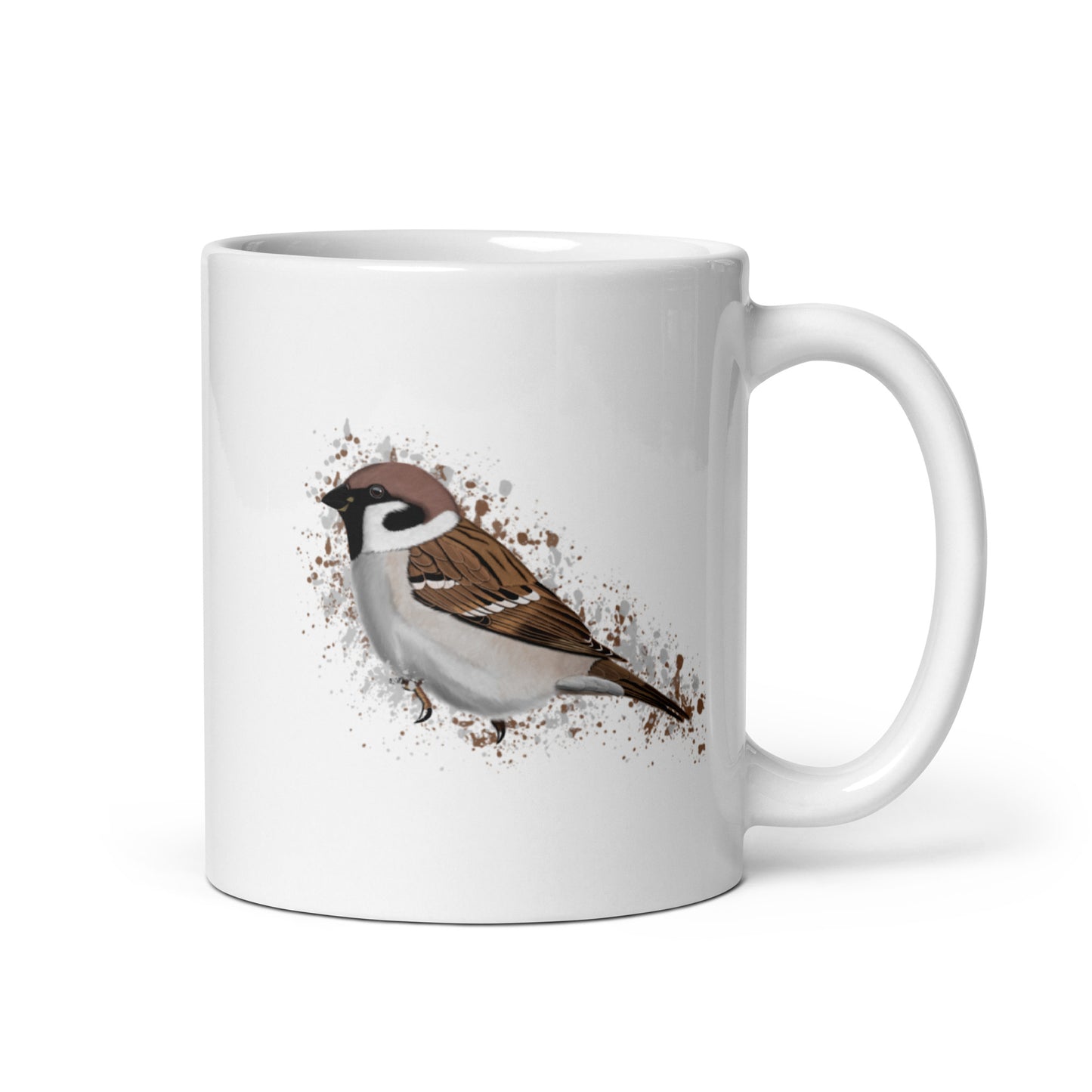 スズメ マグカップ - 野鳥 バードウォッチング ギフト - ドイツデザイン