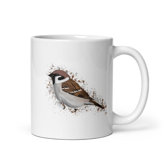 スズメ マグカップ - 野鳥 バードウォッチング ギフト - ドイツデザイン